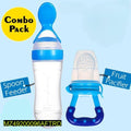 Combo Pack Baby Spoon Bottle And Fruit Pacifier