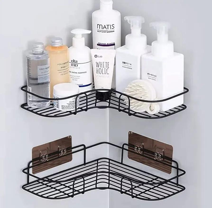 Corner Bathroom shelves
