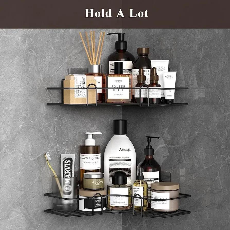 Corner Bathroom shelves