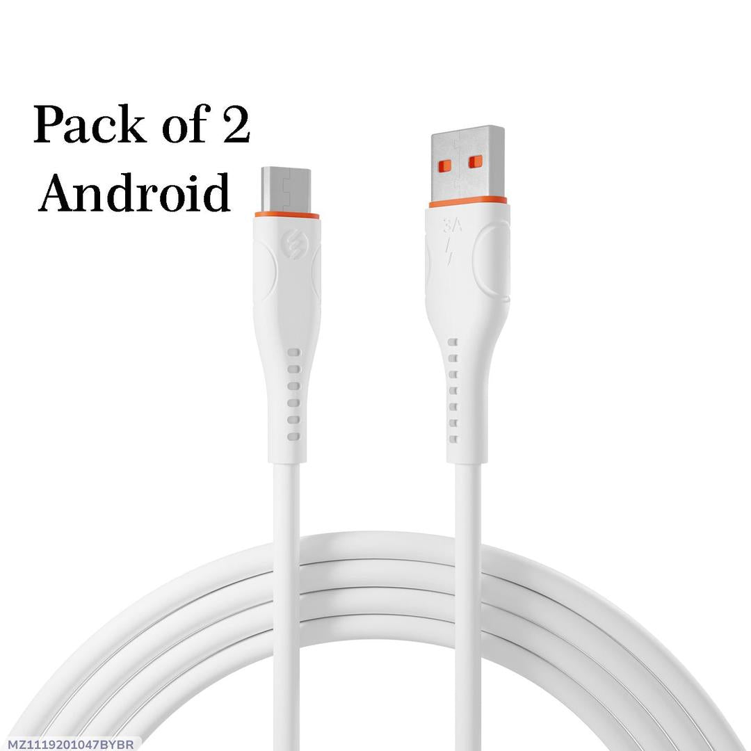 2 Pcs Copper Core Charging Cable - Reliable and Efficient Power Solutions